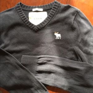Abercrombie Men’s Navy V Neck Sweater